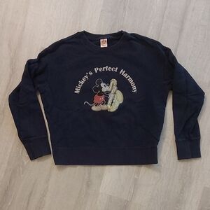 Uniqlo Navy Blue Mickey's Perfect Harmony Sweatshirt